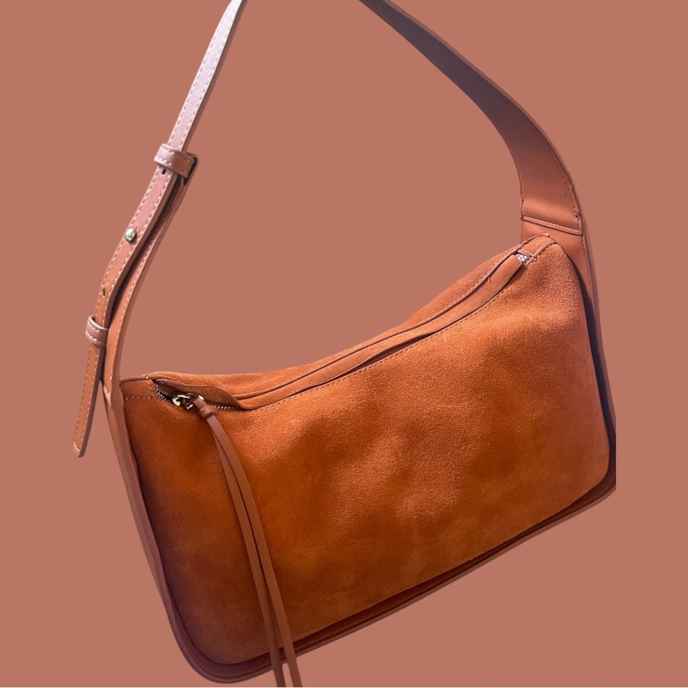 Leather Baguette bag